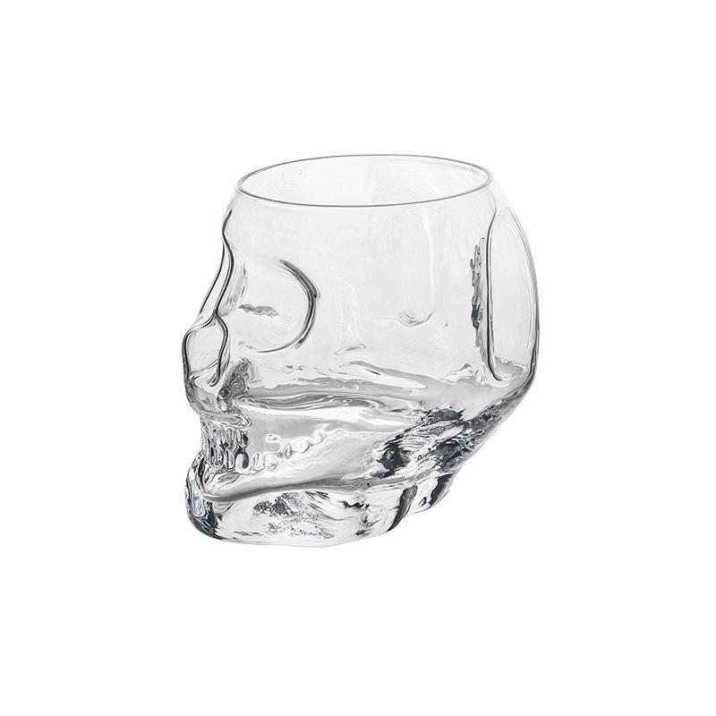 Kreatives Halloween-Glas, Weinglas, lustiger Skelettkopf, Weinbecher, Whisky-Cocktailglas, Barzubehör