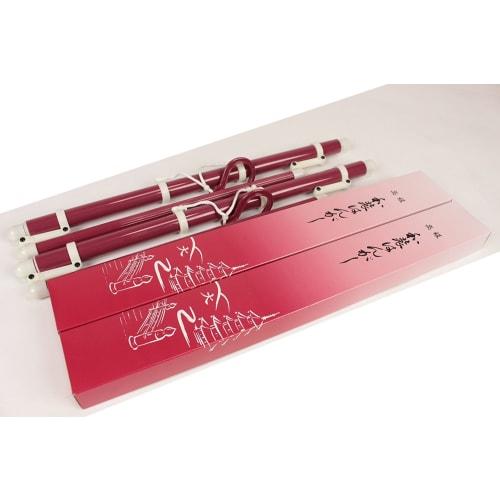 Sakura Kimono Online-Shop: Hochwertige ausziehbare Kimono-Kleiderbügel mit Obi-Halter, Hergestellt in Japan, E-K, 2er-Set