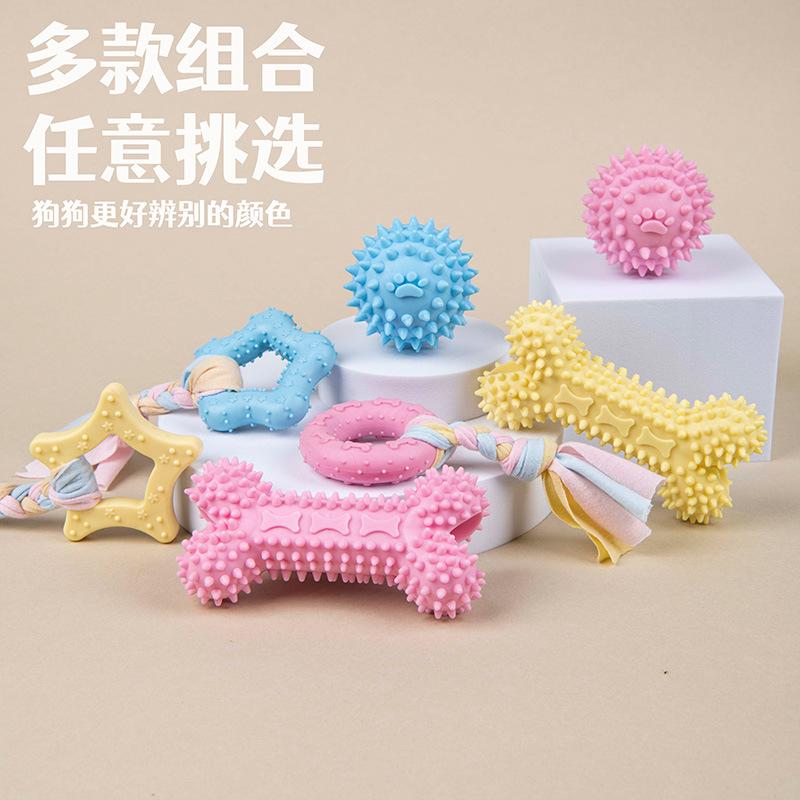 Dog Toys Direct Sales TPR Dog Toys Can't Bite Tooth Grinding Cotton Rope Pet Toys