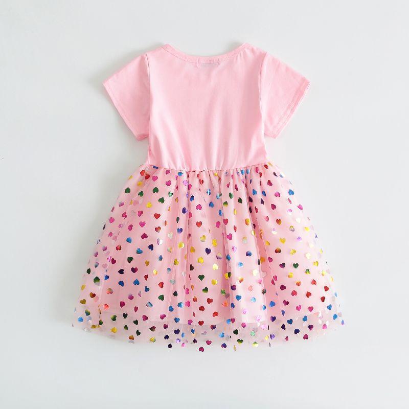 2025 Girls' Stylish Summer Princess Dress: Fluffy Yarn Suspender Skirt