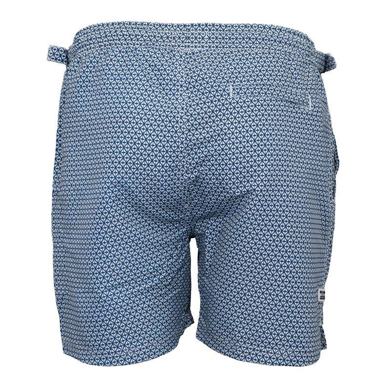 Badeanzug kurz marinebasilikum bedruckt Herren DEELUXE 74