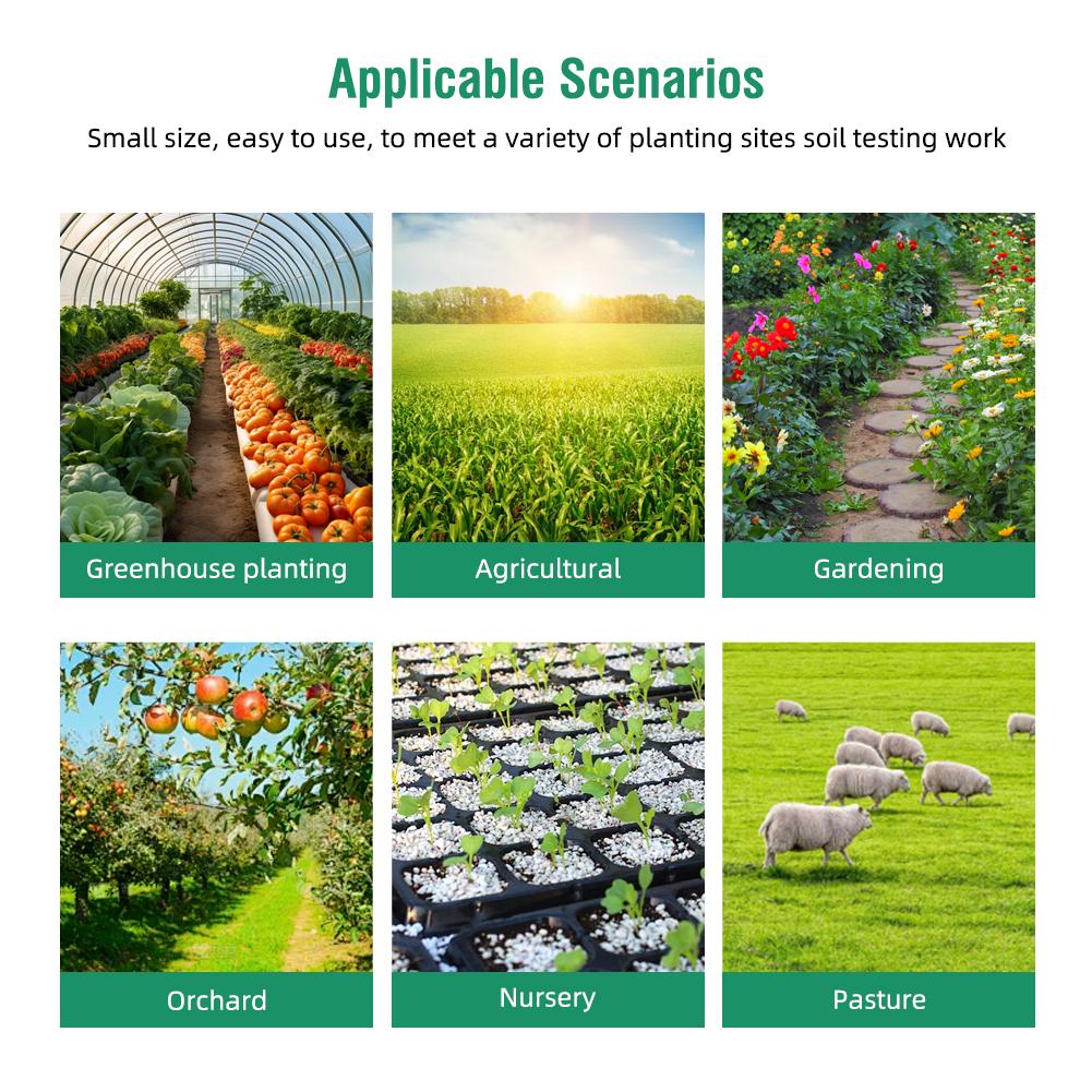 Digital Soil Nitrogen Tester Rapid N/P/K Fertility Analyzer Portable Soil Meter For Agriculture Farm Garden Fertilizer Testing