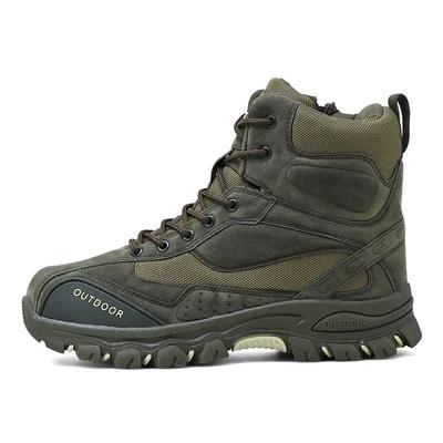 Tactical Desert Combat Boots Men Genuine Leather Hunting Trekking Camping Mountaineering Winter Work Safty Shoes Bot Zapatos