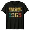 Awesome Since December 1965 Mens TShirt 61st Birthday Unisex T-Shirt