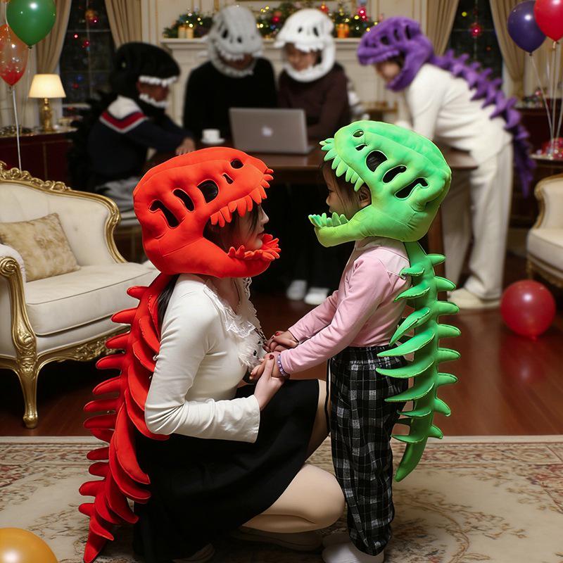 Promi-Stil Dinosaurierskelett Cosplay-Hut für Kinder