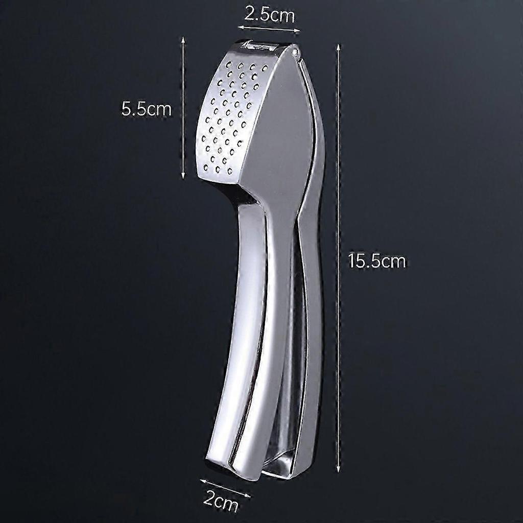 Garlic Press Crusher and Mincer with Sturdy Construction - Professional Food Grade, Rust proof, Easy to Squeeze and Easy to Clean hwy