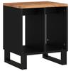 Side Table 40x31x46 cm Solid Wood Acacia & Wood Material