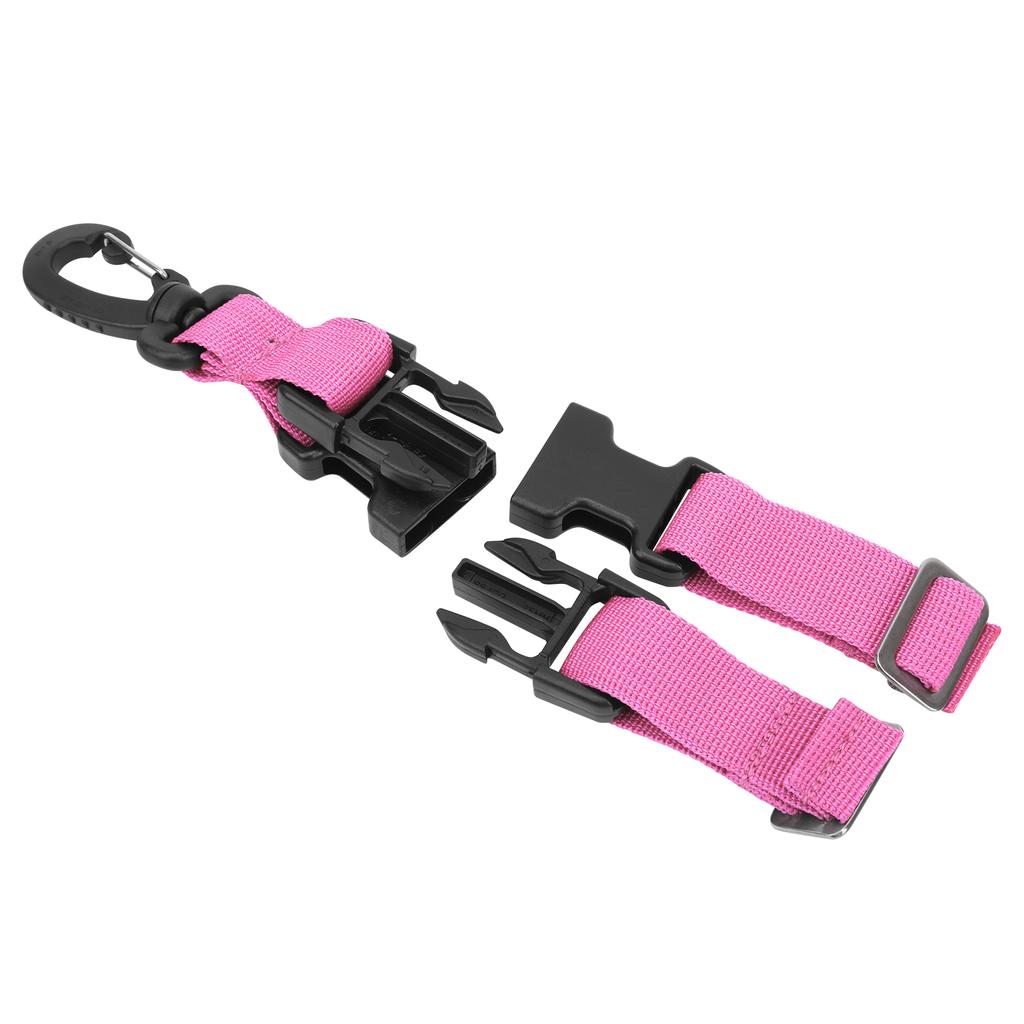 Tauchflossen Schnellverschluss Schnalle Flossenriemen Hängeschnalle Ausrüstungshalter Gurtpink