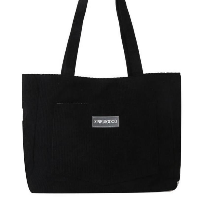 Große Tragetasche Damen neue Mode Cord Schultertasche Achseltasche Handtasche