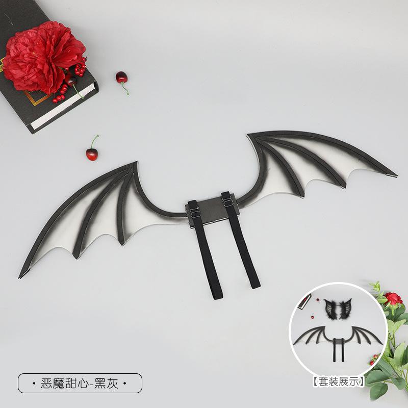 COS Comic Con Stage Performance Accessories Internet celebrities Live Props Bat Beast Ears Headband Wings Halloween Headdress