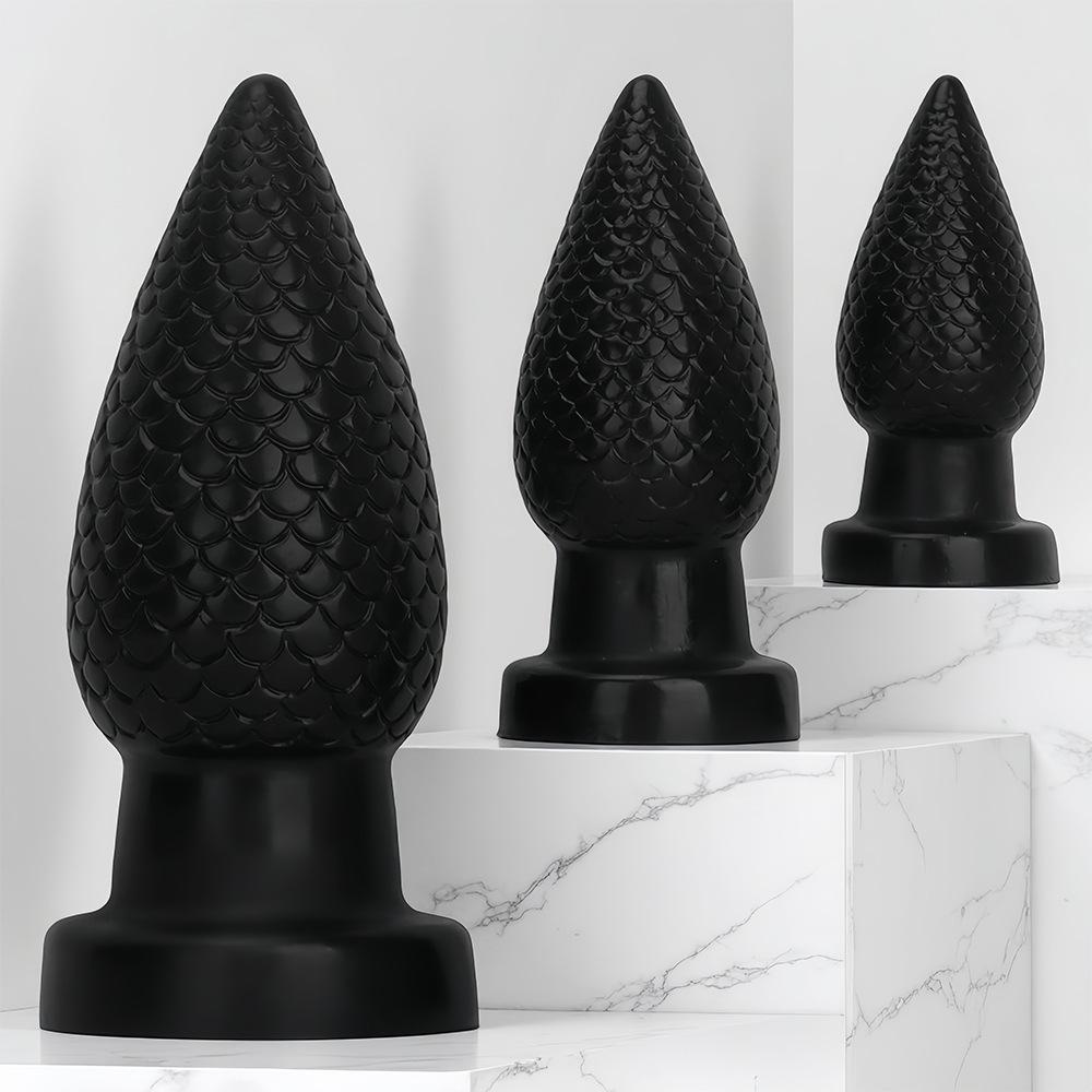 Liquid Silicone Dragon Anal Plug Large Dildo Butt Expander Fisting Toy for Men and Women