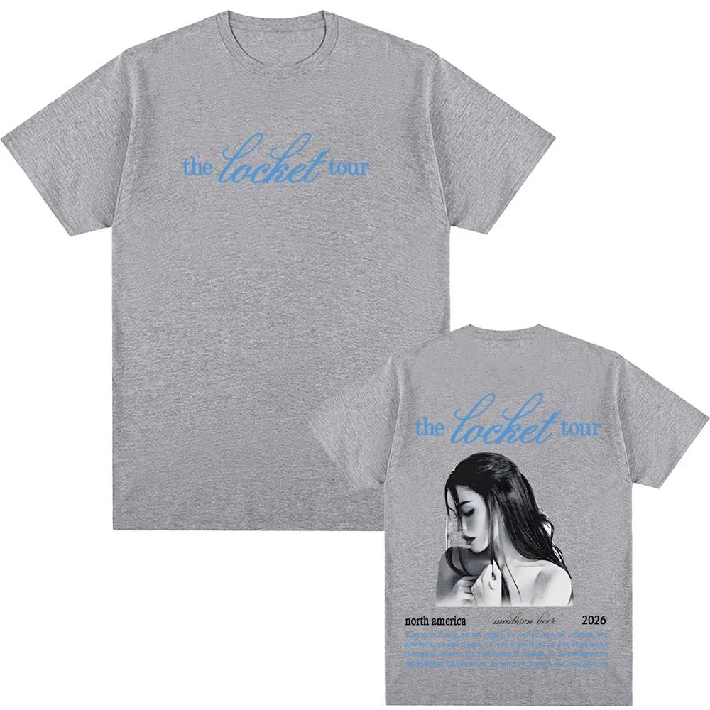 Madison Beer Locket Tour 2026 Shirt North American Tour Dates ONLY Madison Beer Concert Merch Cotton High Quality Tshirt