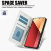 SY-003 For Xiaomi Poco M6 Pro 4G/Redmi Note 13 Pro 4G Case PU Leather Stand View Phone Wallet Cover with Hand Strap