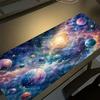 Cosmic Space Galaxy Mouse Pads Pc Accessories Desk Mat Desk Interior Mousepad Gamer Gaming Room Decoration Rug Big Mousepepad