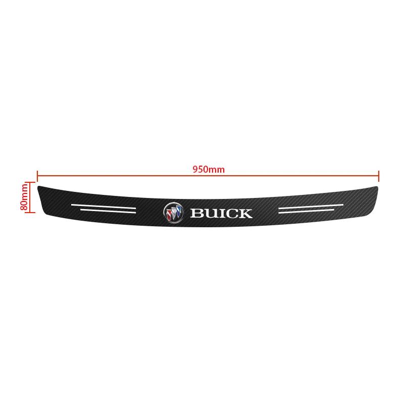 Carbon Fiber Car Rear Bumper Trunk Guard Protected Sticker For Buick Century Excelle XT Envision Excelle GT Encore Envista GL6