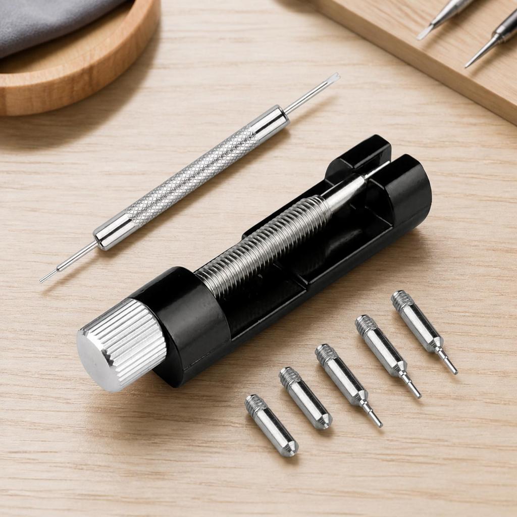 Watch Repair Tool with Replacement Pins Sturdy for Jewelry Workshop, Watchmakers