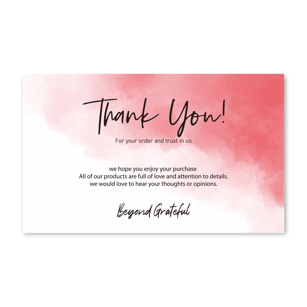 10-30pcs Thank You For Your Order Card Custom Write Your Business Card Small Business Gift Decoration Label Goods Follow Card