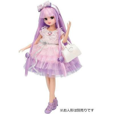 Licca-chan Dress Nijikyun Curl Set Pinky Coordination (Licca-chan Doll Dress-Up Girls Takara Tomy)