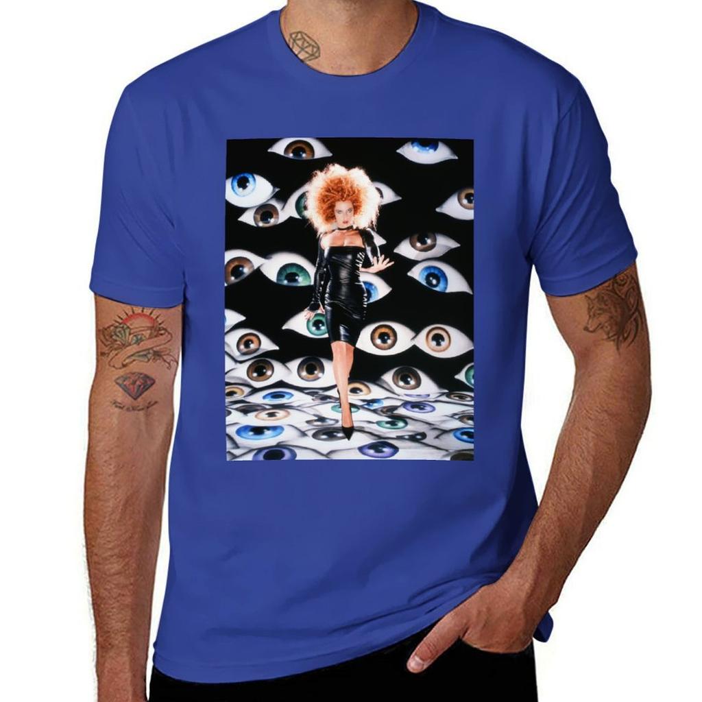 Gillian Anderson x David LaChapelle Tshirt plus sizes sports fans sweat funny t shirts for men