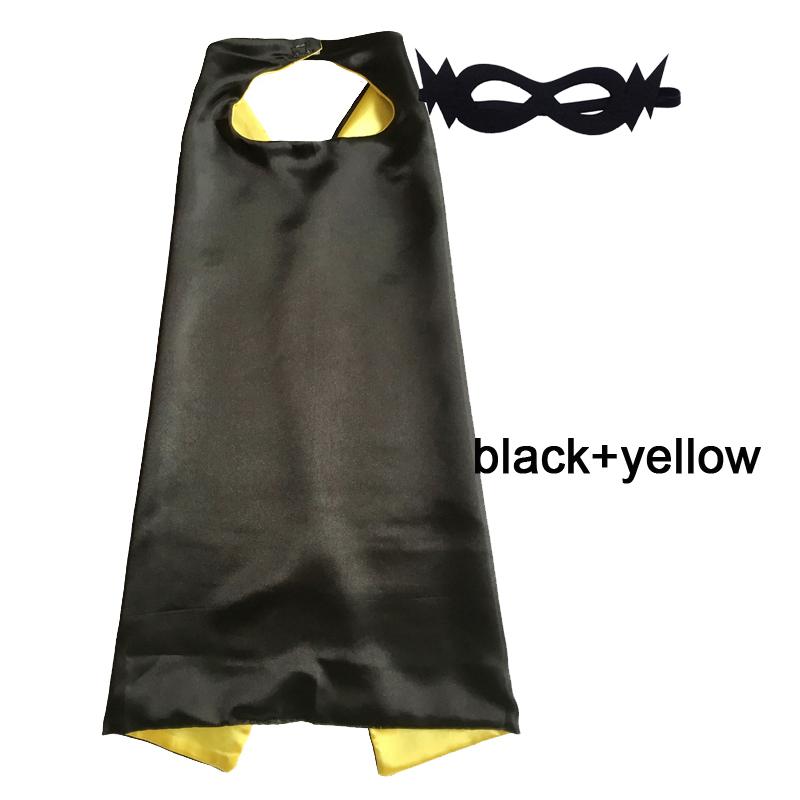 Kids Superhero Capes Plain Satin Solid Capes Boys Girls Birthday Party Favor Anime Cosplay