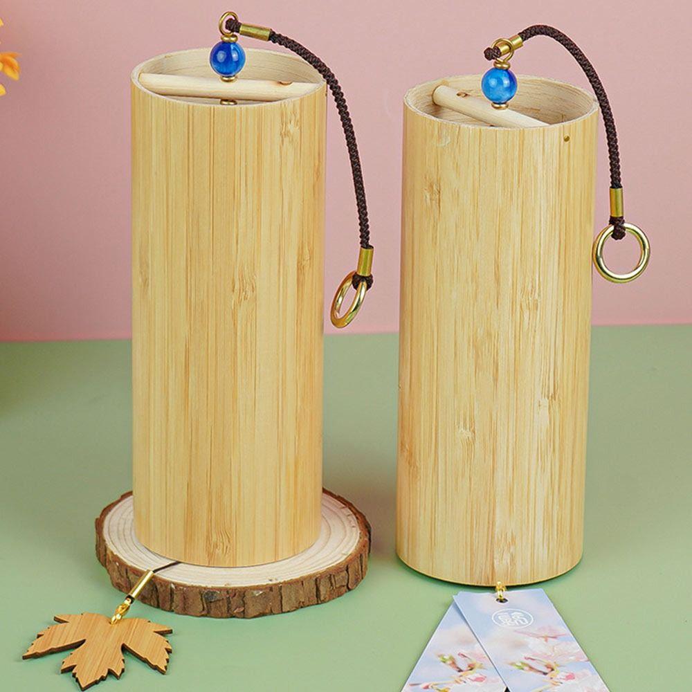Maple Leaf Figure Wind Bell Wind Blows Pendant Wind Chimes Bamboo  Wind Chimes  Garden Decor