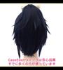 CaseEden Cosplay Wig, Full Wig, Heat Resistant, Short, with Clip-on Hair, Blue & Black Mix, WIG5363