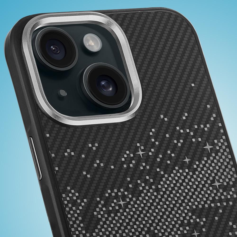 iPhone 15 Case, Milky Way, Gray