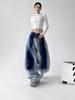 Summer Trendy Retro Gradient Loose Casual Denim Pants