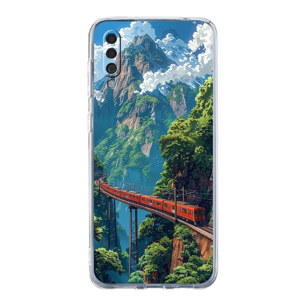 

Case For Samsung A26 A36 A56 A54 A52 A50 A70 A40 A12 A14 A16 A22 A24 A42 A34 A32 5G A04s A06 5G Cover Landscape Series Scenery Samsung A56 5G