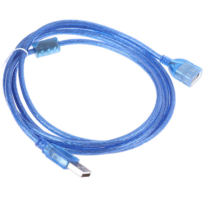 1Pc USB 2.0 Extension Extender Cable Male to Female Cord Adapter 0.3/0.5/1.5/2M