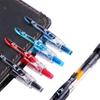 GP1008 Press-Type Gel Pen, Water-Based Ink for Students' Exams, Blue/Black/Red, Ideal for Teachers