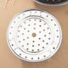 Stainless Steel Round Steamer Rack with Detachable V-Shaped Stand for Steamer Cooking Stackable Vegetables Dumplings Fish Seafood Versatile