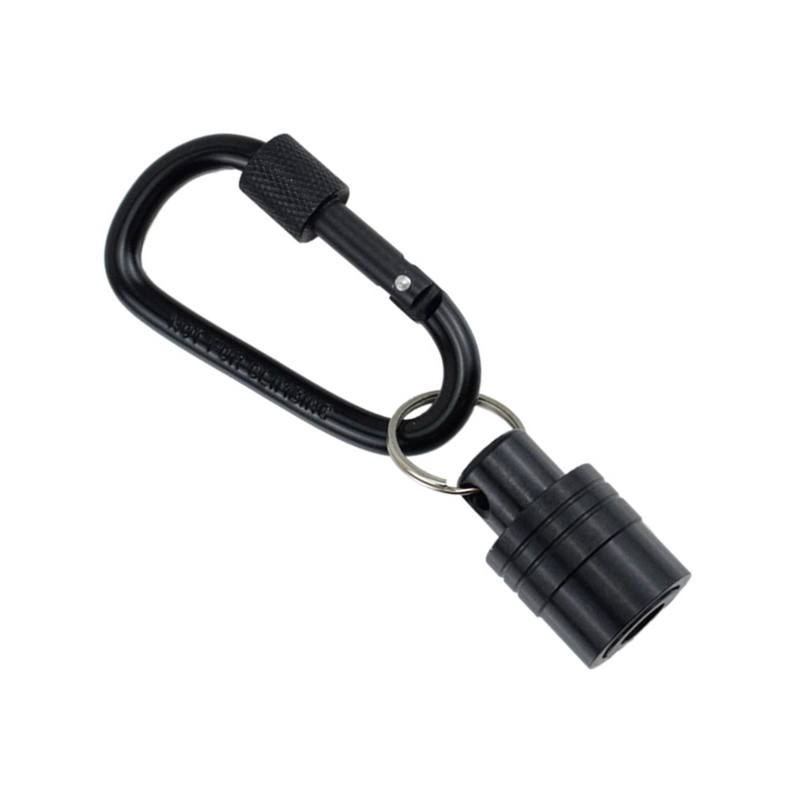 

Держатель сверла с шестигранным хвостовиком 1/4 дюйма, брелок с карабином, конструкция из углеродистой стали для эффективной смены инструмента A