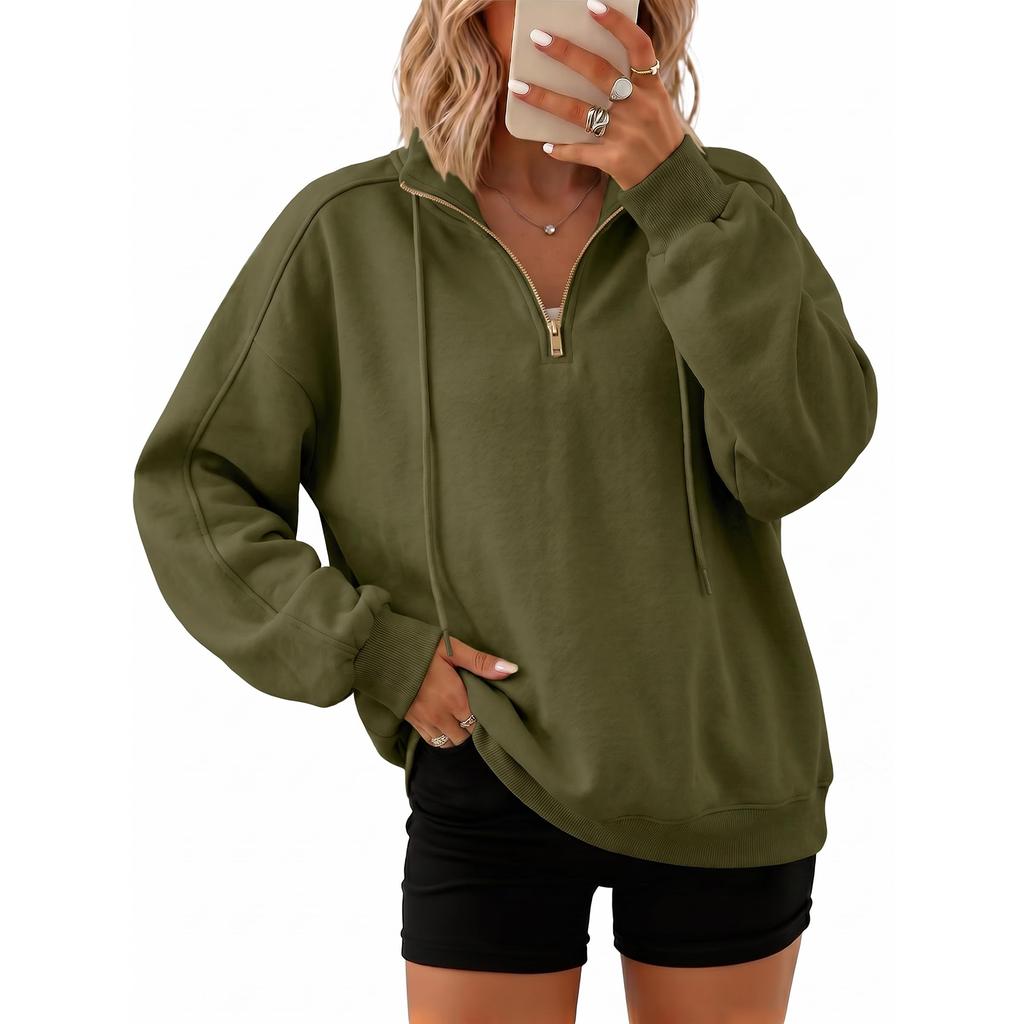 Women's Fashion Casual Long Sleeve Sweatshirt Color