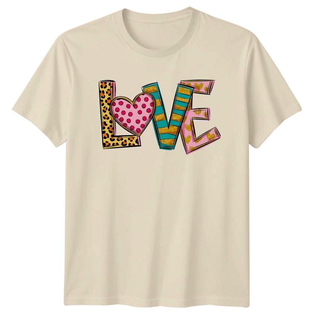 Love Heart Valentines Day RoUnisexce Unisexs Unisexs Graphic Tee