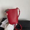Popular small bag women's summer new simple and versatile messenger bag bucket mobile phone bag