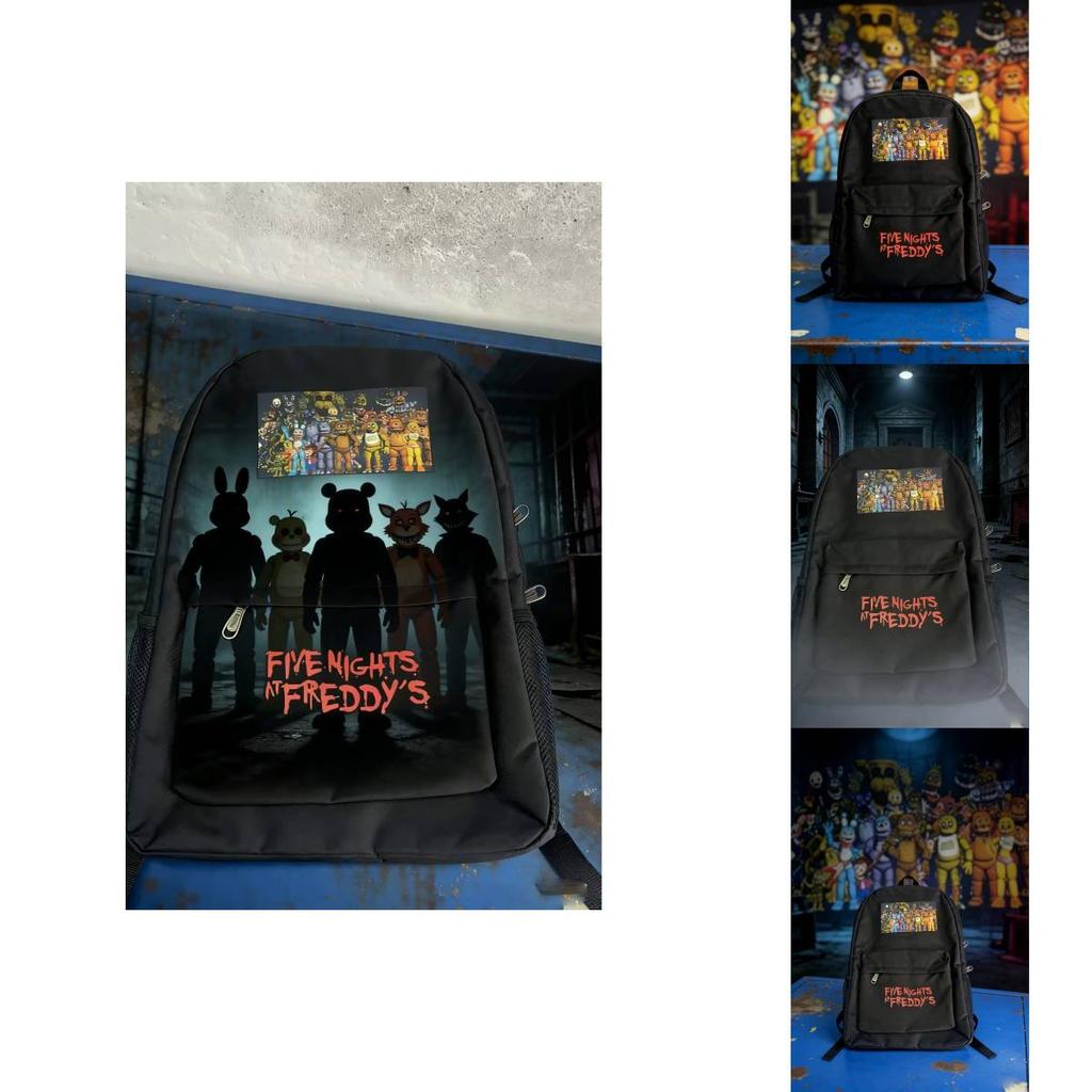 Five Nights At Freddys Cartoon Print Oxford Bag And Pencil Case For Teens