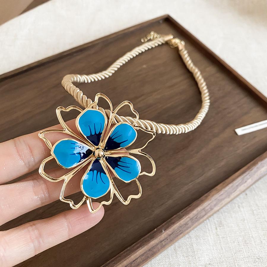 Colorful Summer Acrylic Bead Necklace – Simple, Fashionable, High-End Clavicle Jewelry
