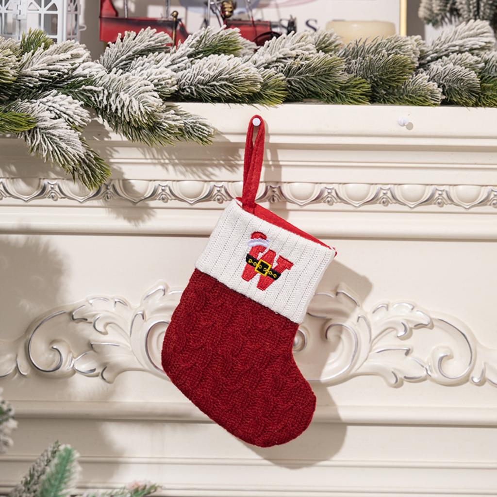 Christmas Socks Candy Boots With Small Bells Holiday Gift Bags Christmas Trees  Boots For Fireplace