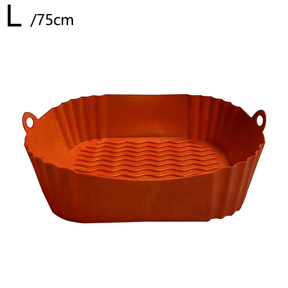 Reusable Silicone Basket Airfryer Baking Tray Silicone Mold for AirFryer Pizza Fried Chicken Basket Air Fryer Liners Accessories