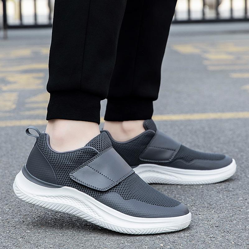 Scarpe Ortopediche da Uomo per Piedi Larghi Gonfi Camminata Casual Alluce Valgo Regolabili Morbide Comode Scarpe per Uomo Diabetico Taglia Grande