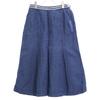 45R 70440031 Blue Linen Sailor Skirt (indigo) Skirt O3 Indigo blueUsed