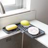 1/2/3/4pcs Kitchen Soap Tray,  Sponge Holder Sink Organizer,  Soap Holder for Bathroom Kitchen Counter/Soap Bottles