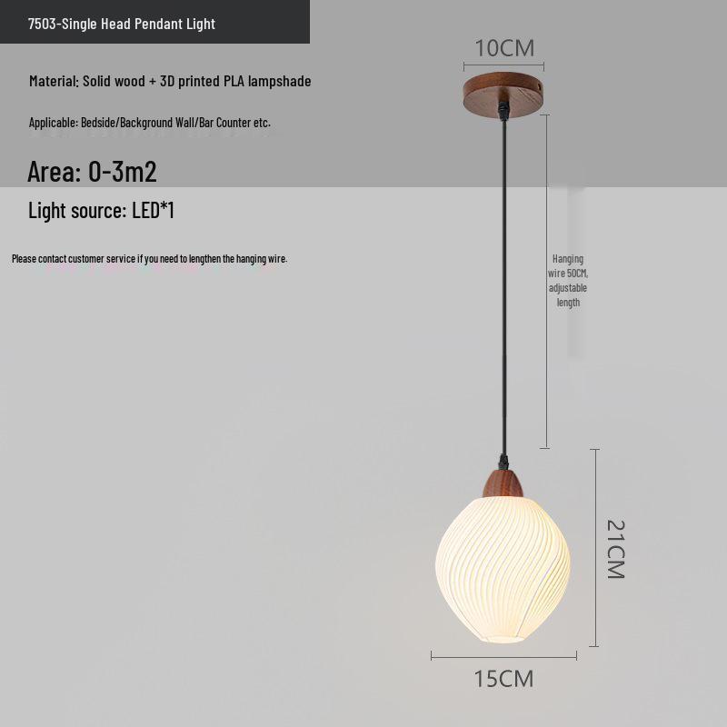 Chinese Retro Bedroom and Hallway Pendant Light