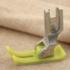 2pcs MT-18 Flat Industrial Sewing Machine Presser Foot Feet Width 1.1cm for Leather Laminated Foam Rubber Fabrics Pile Fabrics
