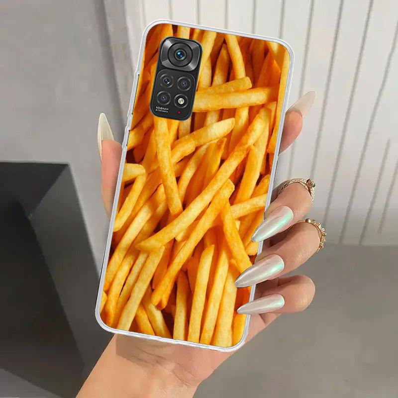 

Food Fries Beer Cheese Sushi Cookie Phone Case for Xiaomi Redmi Note 15 14 14S 13 12S 12 Pro 11S 11 Plus 11T 11E 10S Soft Funda Redmi Note 14 Pro 5G