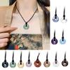 Natural Crystal Agate Aesthetic Necklace Fashion Simple Clavicle Chain Women