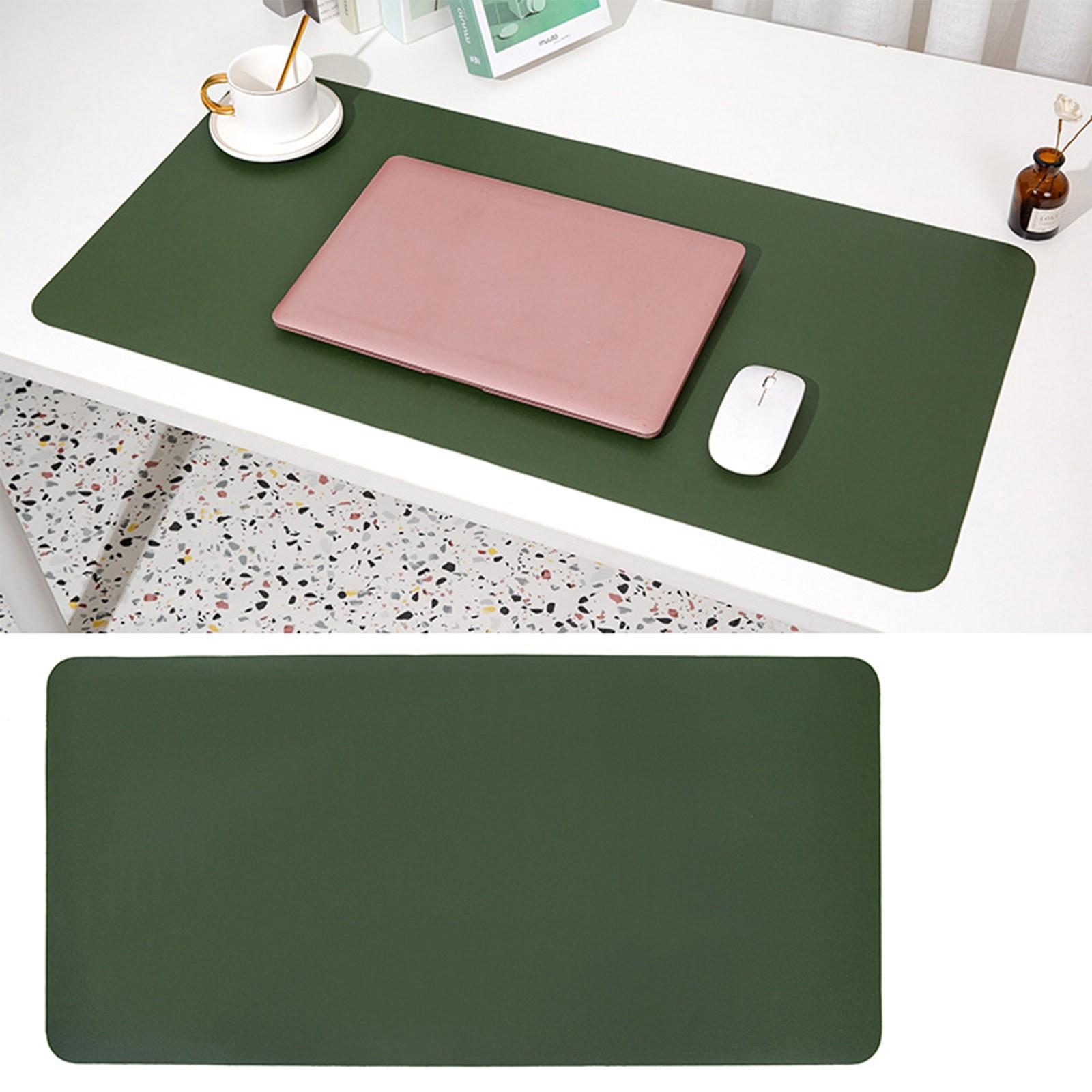 

Односторонний кожаный коврик для стола, однотонный, водонепроницаемый, износостойкий, моющийся коврик для стола One Size