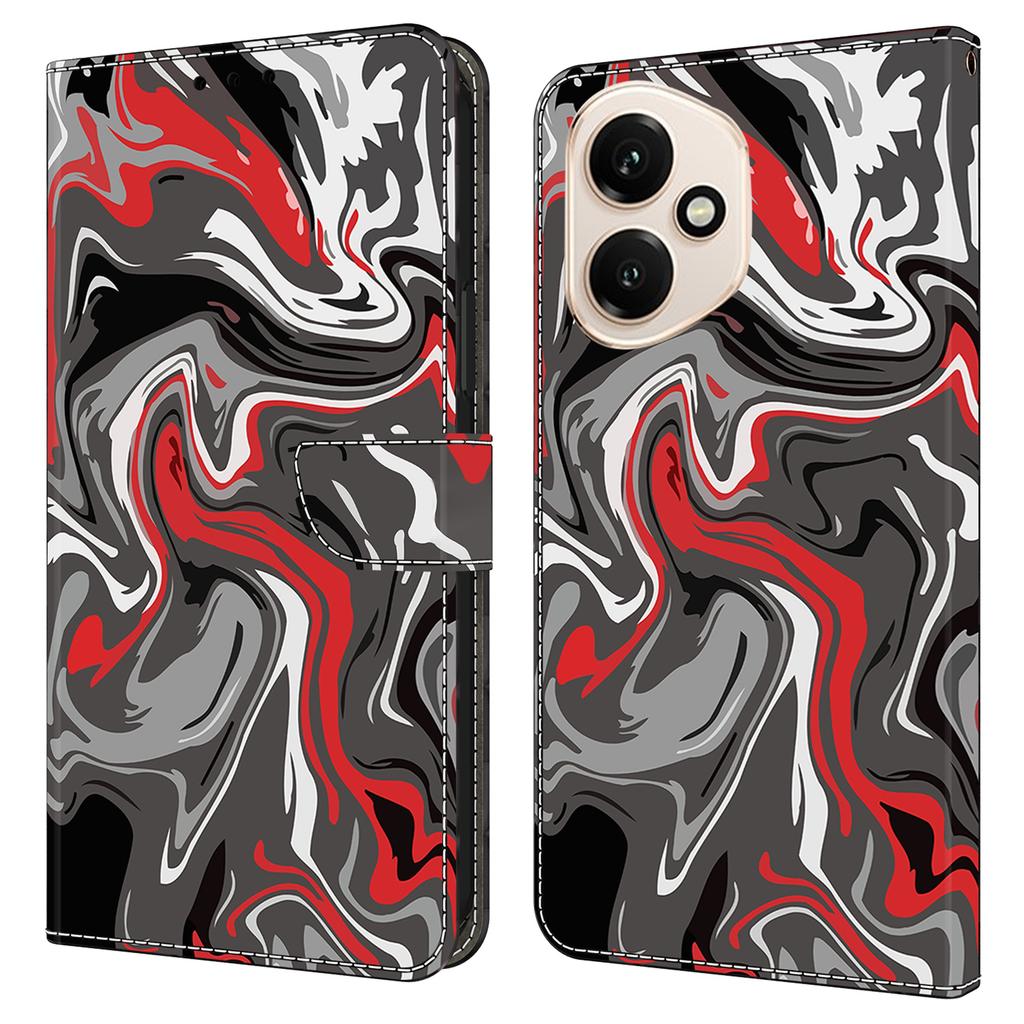 For Honor 400 5G (Global) Wallet Case Pattern Printing Stand Leather Flip Phone Cover