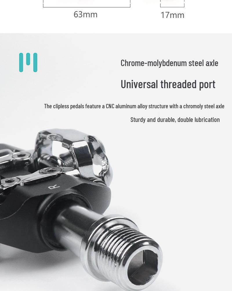 Aluminum Alloy Self-Locking Mountain Bike Pedals for Shimano SPD Cleat System